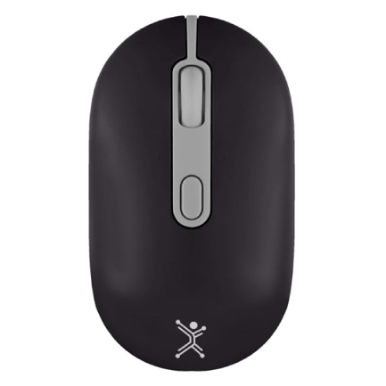 Mouse recargable perfect choice  2.4ghz+bt clic silencioso colori - negro