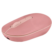 MOUSE RECARGABLE PERFECT CHOICE 2.4GHZ+BT CLIC SILENCIOSO COLORI - ROSA - Vista 6