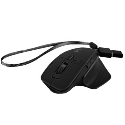 Mini mouse pixie perfect choice recargable inalámbrico conector dual clic silencioso negro