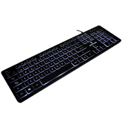 TECLADO PERFECT CHOICE CON ILUMINACION EN TECLAS PARA OFICINA - BACKLIGHT - Vista 6
