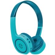 Audífonos perfect choice easy line on-ear bluetooth radio fm lector tarjeta microsd color verde