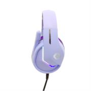 Diadema Vortred Axolotl Gamer Alámbrica RGB 3.5mm Color Morado - Vista 11