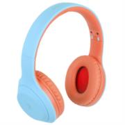 Audífonos perfect choice on-ear inalámbricos bluetooth color azul-coral