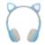 Diadema Perfect Choice Catto Inalámbrica con Luz para Niños Color Azul - Vista 2