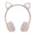 Diadema Perfect Choice Catto Inalámbrica con Luz para Niños Color Rosa - Vista 6