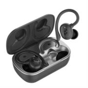 Audífonos perfect choice haken bluetooth deportivos tws cancelación de ruido con sujetador color negro