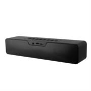 Bocina perfect choice shine beat inalámbrica led rgb color negro