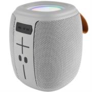 Bocina Perfect Choice Novel Drum Inalámbrica Bluetooth TWS RGB Color Gris - Vista 4