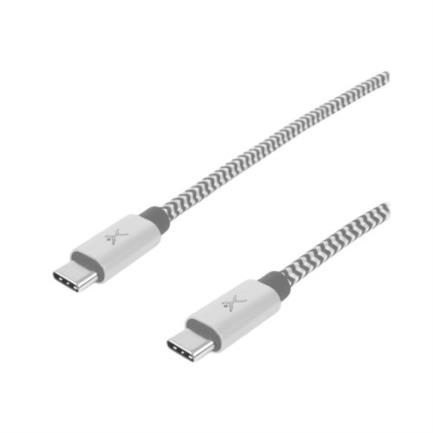 Cable USB Perfect Choice Tipo C a Tipo C Trenzado 1m Color Gris - Vista 6