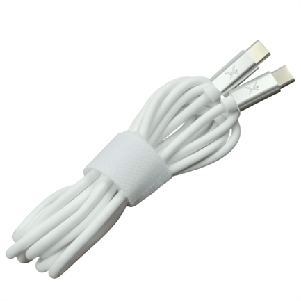 Cable perfect choice tipo c a tipo c 2m color blanco