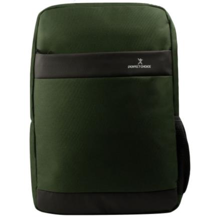 Mochila Perfect Choice Bold para Laptop 15.6" Color Verde - Artículos Promocionales MAS RECIO