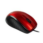 Mouse Easy Line Óptico Alámbrico USB 1200dpi Color Rojo - Vista 13