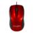 Mouse Easy Line Óptico Alámbrico USB 1200dpi Color Rojo - Vista 2