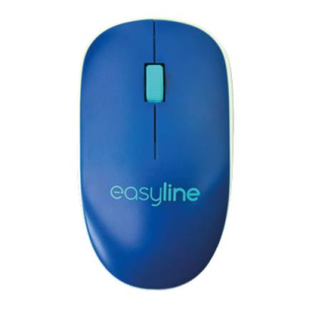 Mouse inal&aacute;mbrico perfect choice easy line viva color azul