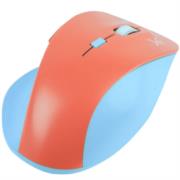 Mouse Inalámbrico Perfect Choice Thumb Ergonómico Clic Silencioso Ajustable 800-1600dpi Color Azul-Coral - Vista 8