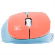 Mouse Inalámbrico Perfect Choice Thumb Ergonómico Clic Silencioso Ajustable 800-1600dpi Color Azul-Coral - Vista 12