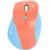 Mouse Inalámbrico Perfect Choice Thumb Ergonómico Clic Silencioso Ajustable 800-1600dpi Color Azul-Coral - Vista 2