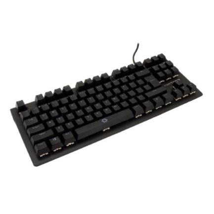 Teclado gaming vortred alpha mec&aacute;nico compacto led/rgb color negro