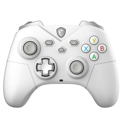 Control Gamer MSI Force Gc300 Inalámbrico USB compatible con PC PS4-PS5 Batería Recargable hasta 15 Horas Blanco