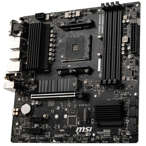 Tarjeta Madre MSI B550M Pro-VDH WIFI 4xDDR4 128GB 4400Mhz PCIe 4.0 M.2 1xHDMI 1xDP 1xVGA S AM4 mATX Wi-Fi BT - Vista 7
