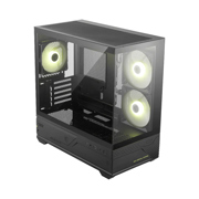 Gabinete Gamer MSI MAG PANO M110R Micro-ATX Vista Panorámica 270° Cristal Templado Negro - Vista 2