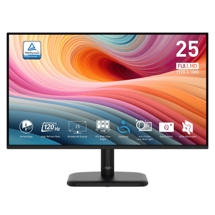 Monitor msi pro mp251l e2 24.5 full hd panel ips 100hz hdmi negro