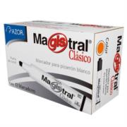 Marcador Magistral 83406 Color Naranja para Pizarrón C/12 - Vista 5