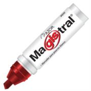 Marcador Magistral Aluminio Pizarrón Blanco Color Rojo C/12 Pzas - Vista 3