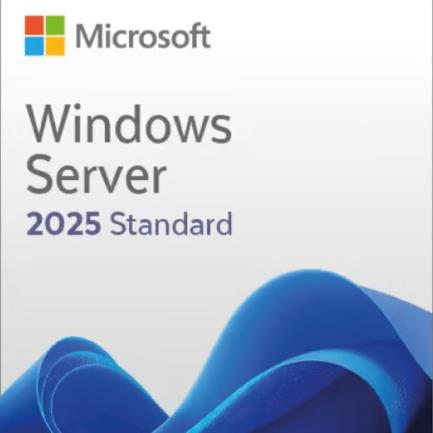Software microsoft windows server standard 2025 64bits dvd-rom