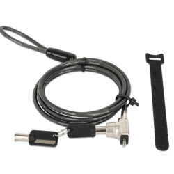 Candado Laptop MANHATTAN Nano llave 1.8mts gris - Vista 7