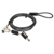 Candado Laptop MANHATTAN Nano llave 1.8mts gris - Vista 4