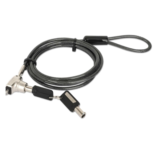 Candado laptop manhattan nano llave 1.8mts gris