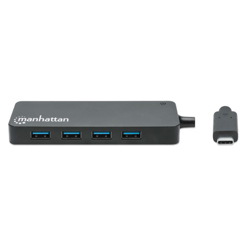 HUB Manhattan USB-C V3.2  7 Ptos A 5Gbps - Vista 8