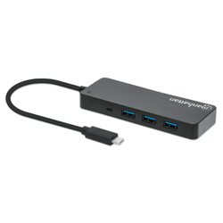 HUB Manhattan USB-C V3.2  7 Ptos A 5Gbps - Vista 10