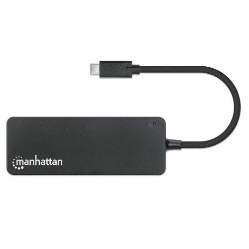Hub manhattan usb-c v3.2  7 ptos a 5gbps