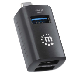 HUB Manhattan USB-C 3 Ptos A - Vista 13