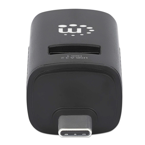 Hub manhattan usb-c 3 ptos a