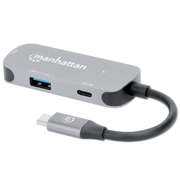 Docking Manhattan USB-C  3 Ptos HDMI/USB-A/USB-C PD - Vista 7