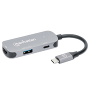 Docking Manhattan USB-C  3 Ptos HDMI/USB-A/USB-C PD - Vista 5