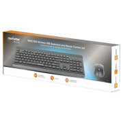 Teclado y Mouse Optico Inalambrico Manhattan 2.4G Negro combo - Vista 6