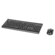 Teclado y Mouse Optico Inalambrico Manhattan 2.4G Negro combo - Vista 4