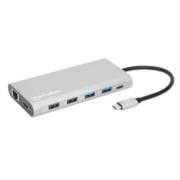 Docking Manhattan USB-C para Triple Monitor HDMI/USB-C/PD/SD/micro SD - Vista 7