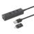 Adaptador de Red Manhattan USB A/C con Hub V3 Color Negro - Vista 5