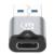 Adaptador USB-C V3.2 Gen1 AM-CH 5Gbps 3A Aluminio Gris Espacial/Negro - Vista 10