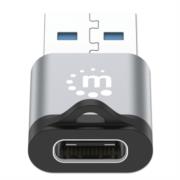 Adaptador USB-C V3.2 Gen1 AM-CH 5Gbps 3A Aluminio Gris Espacial/Negro - Vista 9