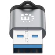 Adaptador USB-C V3.2 Gen1 AM-CH 5Gbps 3A Aluminio Gris Espacial/Negro - Vista 11