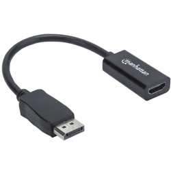 Adaptador Manhattan DisplayPort M a HDMI H Cable 15cm 1080P - Vista 7