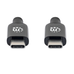 Cable USB-C  MANHATTAN V3.2 C-C  5.0M 10Gbps 60W - Vista 7