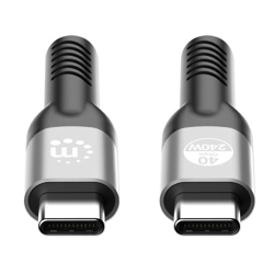 Cable Manhattan USB-C V4 Thunderbolt4 C-C 1.0M 8K 2 - Vista 12
