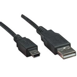 Cable Manhattan USB V2.0 A-Mini B 3.0M Negro - Vista 6